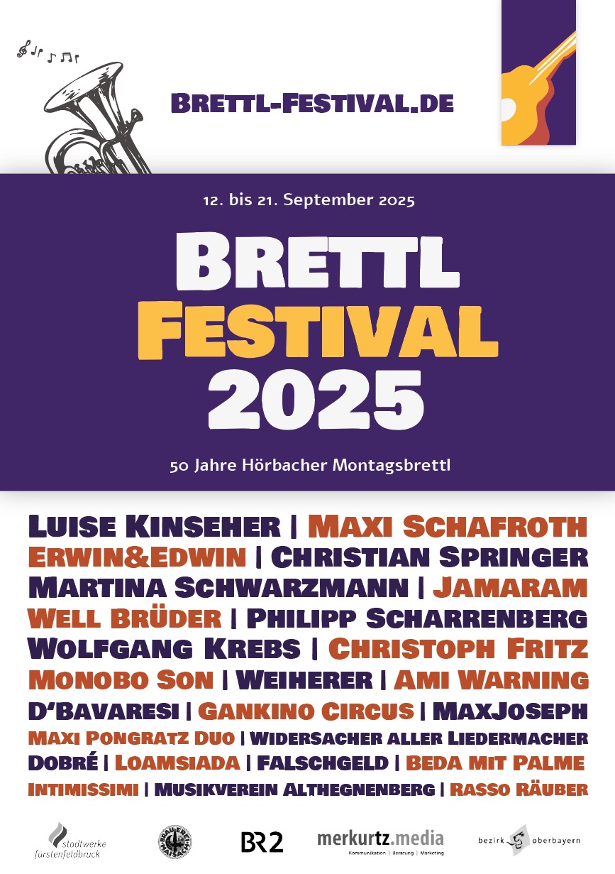 Plakat Brettl-Festival 2025